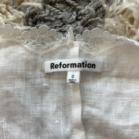 Reformation Anabella Linen Top - Picture 5 of 7